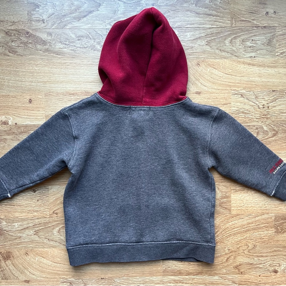 Vintage Polo Ralph Lauren Hoodie Sweatshirt Size 24 Months - Picture 2 of 5